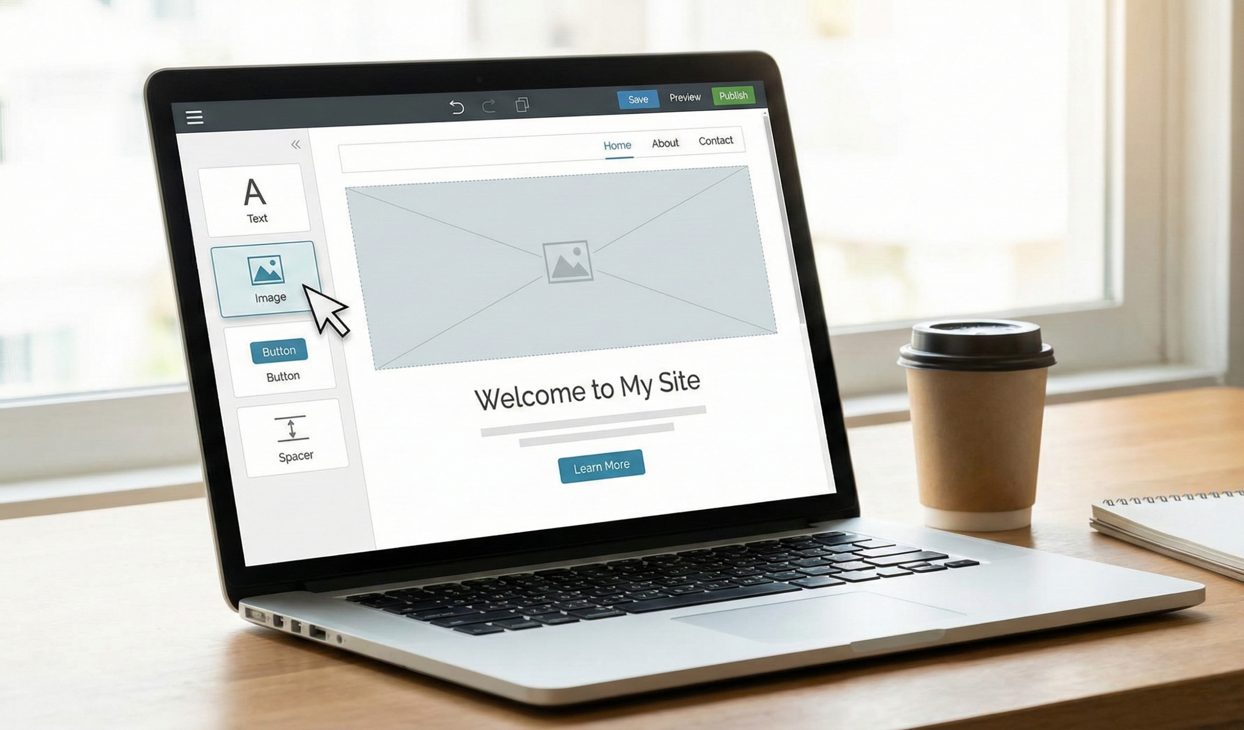 Small business owner in Ireland reviewing a website while choosing the best website builder for their needs